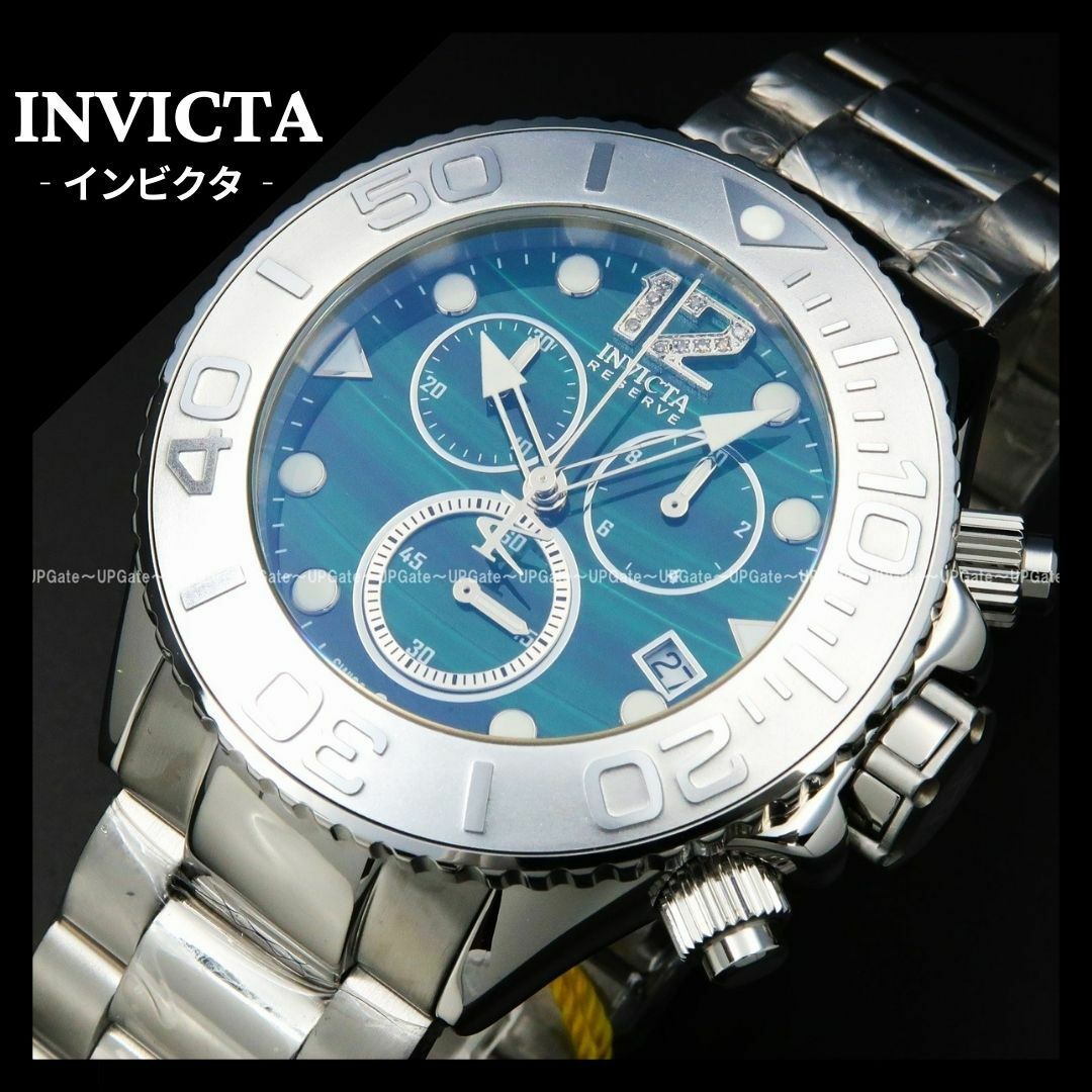 INVICTA - 最高級☆ダイヤ＆孔雀石☆ETA搭載 INVICTA Reserve 45365の