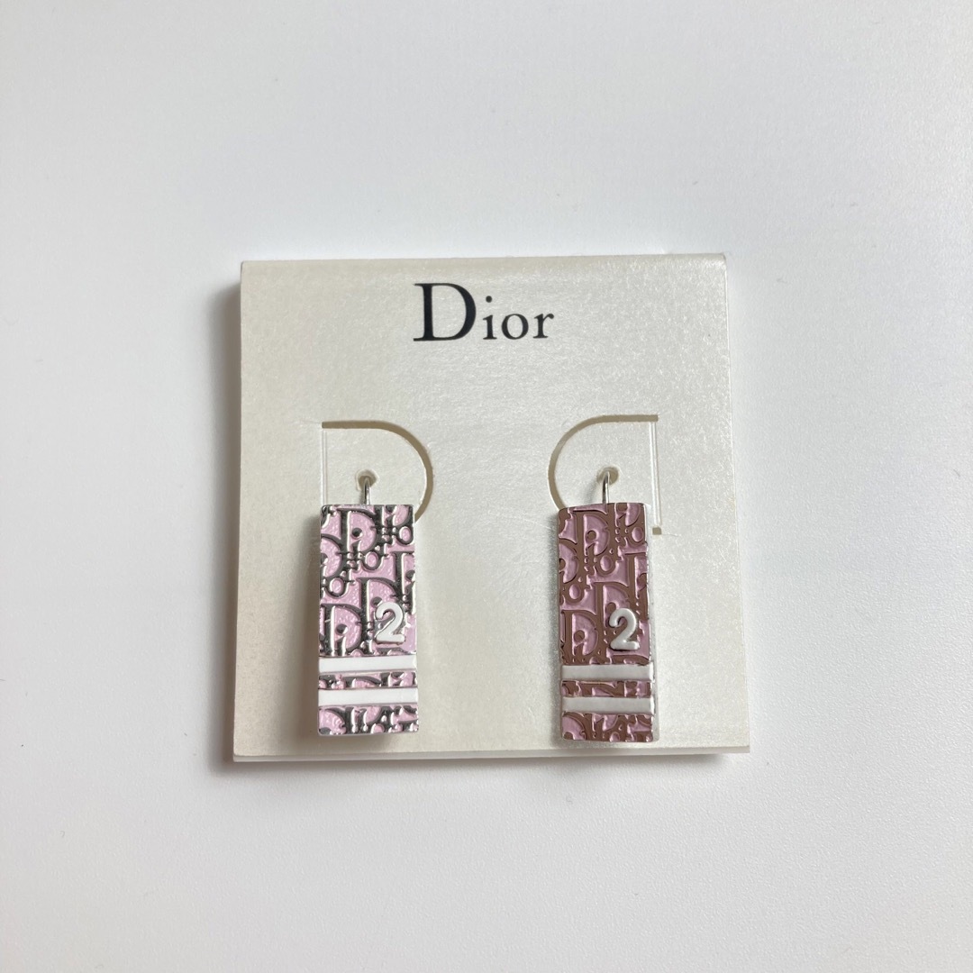 ピアス未使用　Dior ディオール　トロッター　ピアス　ピンク　レディースヴィンテージ