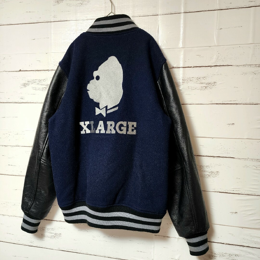 XLARGE - 《超希少》XLARGE エクストララージ スタジャン 切替 レザー