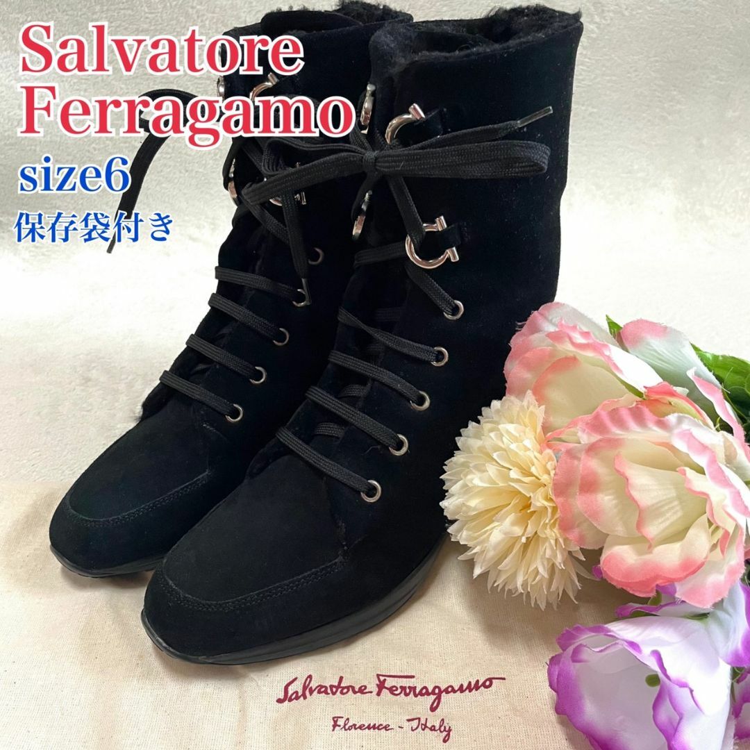 Salvatore Ferragamo - 美品 サルヴァトーレ フェラガモ レースアップ