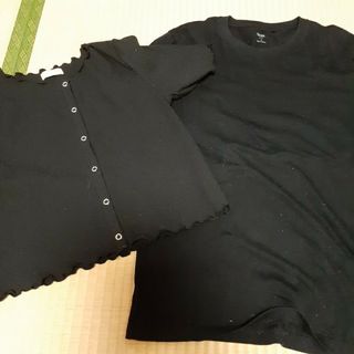 アースミュージックアンドエコロジー(earth music & ecology)のゆう様専用)半袖カーディガンとTシャツ(カーディガン)