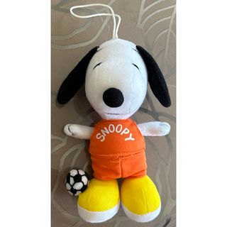 スヌーピー(SNOOPY)のスヌーピー サッカー キーホルダー ぬいぐるみ(キャラクターグッズ)