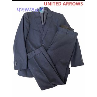 ユナイテッドアローズグリーンレーベルリラクシング(UNITED ARROWS green label relaxing)の早い物勝ち！【美品】UNITED ARROWS ストライプスーツ　セットアップ(セットアップ)