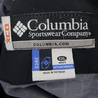 SALE/ Columbia コロンビア ソフトシェルジャケット 大きいサイズ  アウトドア キャンプ アウターブラック (メンズ 3XL)   N7613