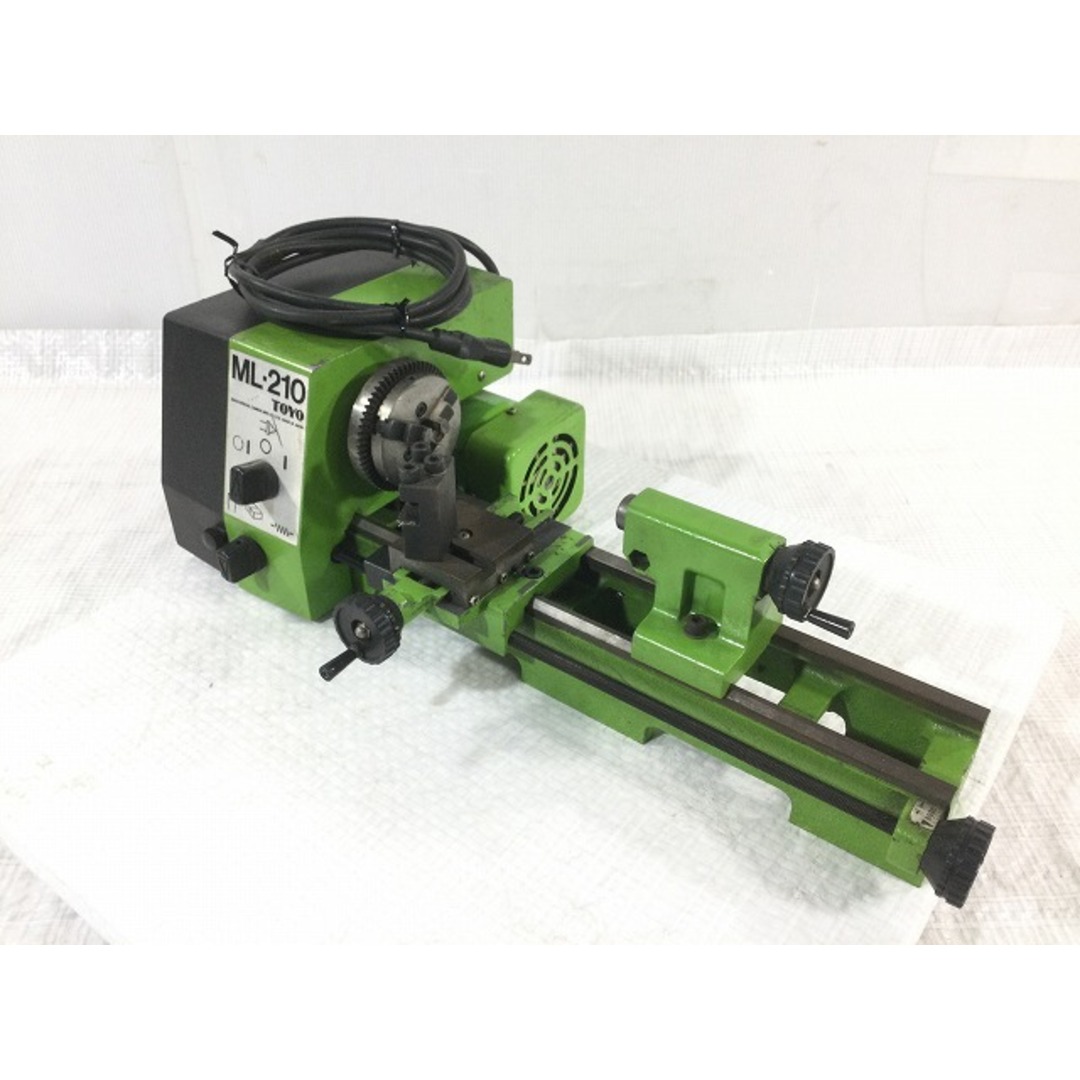 ☆中古品☆TOYO トヨ 卓上 小型旋盤 ML-210 ミニレース サカイ ☆中古品☆TOYO トヨ 卓上 小型旋盤 ML-210 ミニレース サカイ