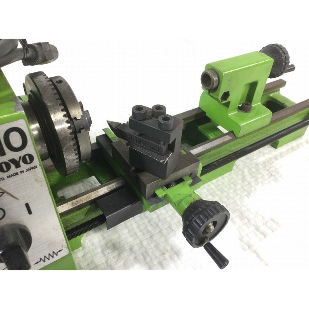 ☆中古品☆TOYO トヨ 卓上 小型旋盤 ML-210 ミニレース サカイ ☆中古品☆TOYO トヨ 卓上 小型旋盤 ML-210 ミニレース サカイ