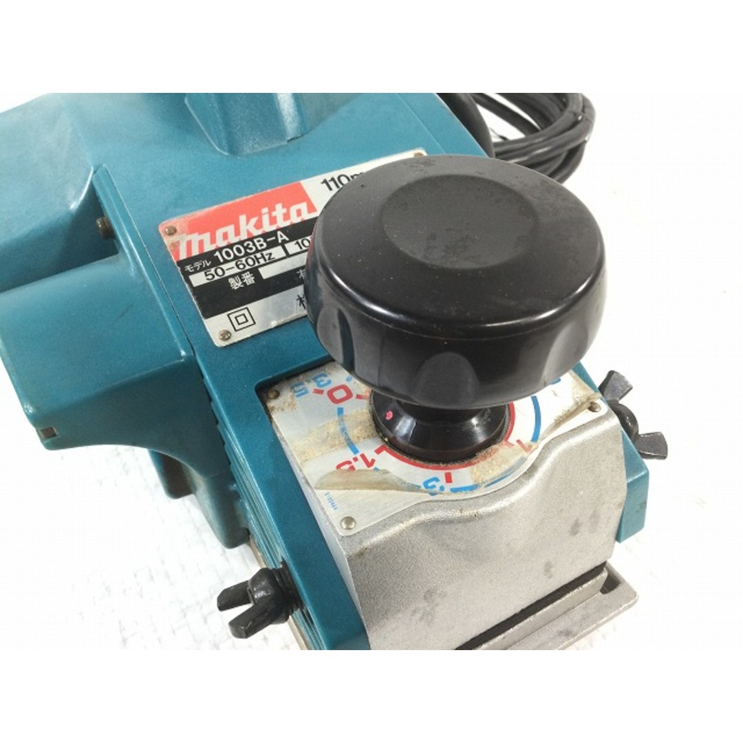 ☆美品☆ makita マキタ 100V 110mm 曲面カンナ 1003B-A 電動工具 電動工具 電動カンナ 研磨 78751