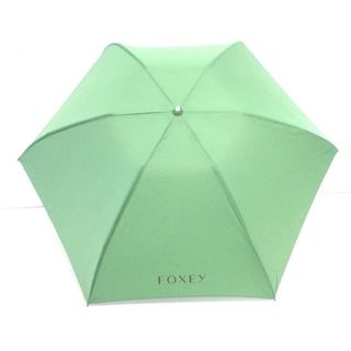 フォクシー(FOXEY)のフォクシー 日傘美品  - ライトグリーン(傘)