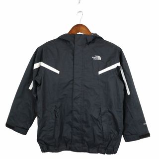 ザノースフェイス(THE NORTH FACE)のSALE///// THE NORTH FACE ノースフェイス マウンテンパーカー 刺繍  アウトドア アウター 登山 ブラック (ボーイズ M) O4137(ジャケット/上着)