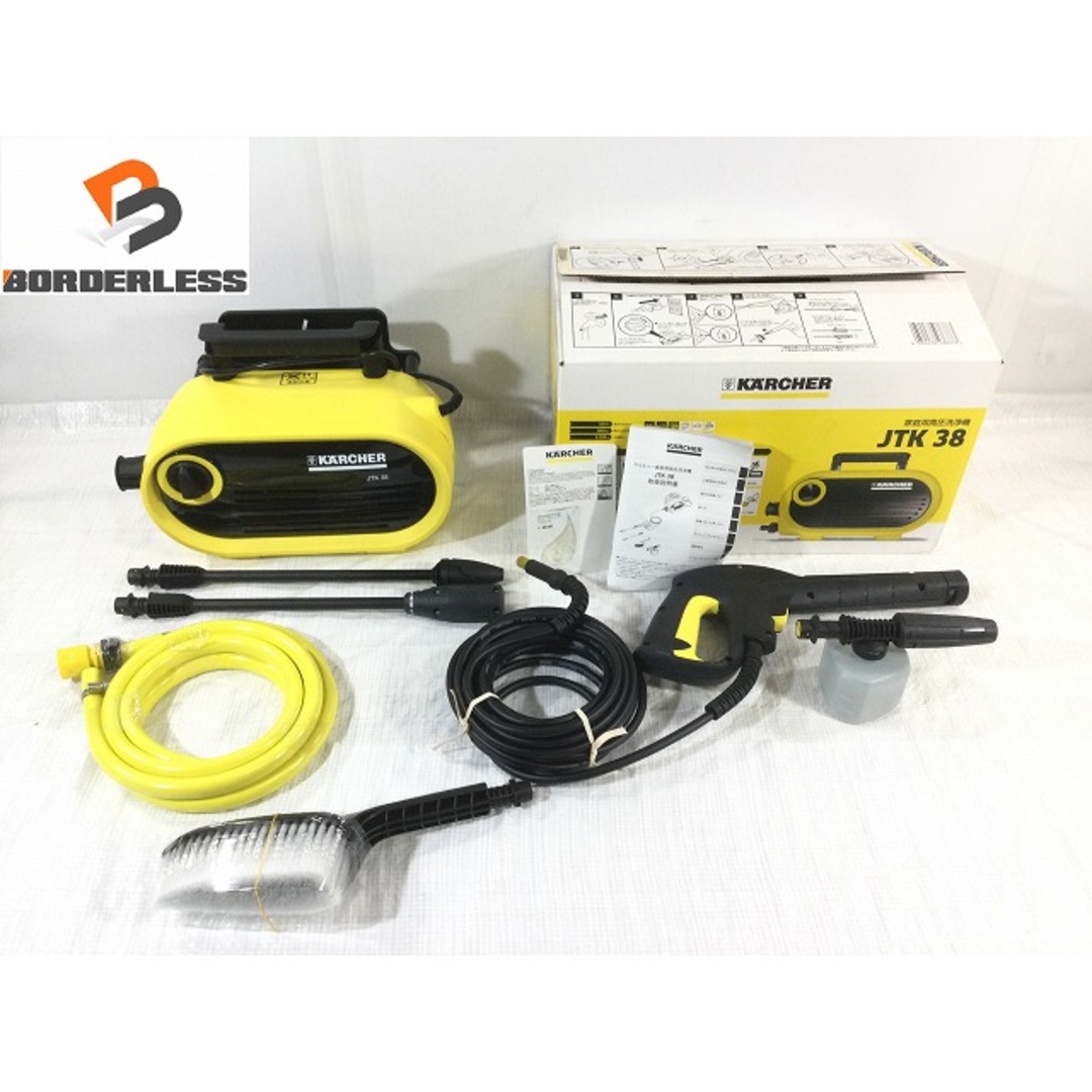 ☆未使用品☆KARCHER ケルヒャー 家庭用高圧洗浄機 JTK38 庭掃除 壁 車