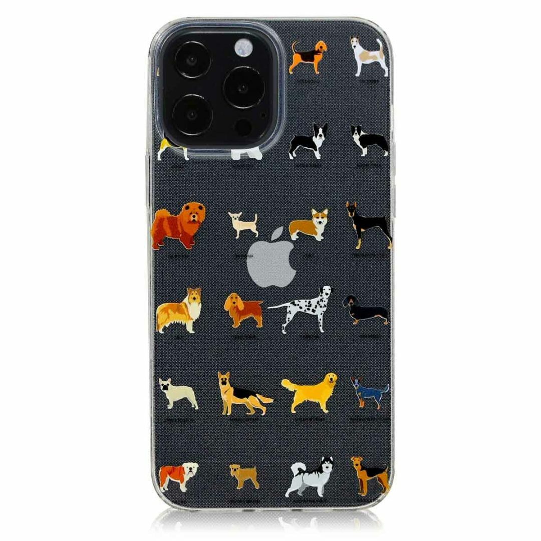 【色: 犬】MRLab iPhone13ProMaxケース アイフォン13プロマ