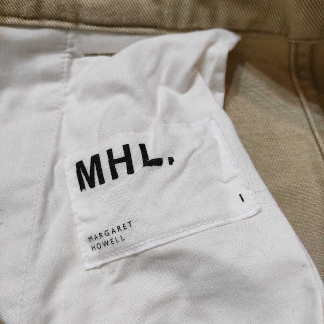 MHL.(エムエイチエル)のMHL. 595-2143500 SOFT COTTON DRILL サイズ1 チノパンツ ベージュ レディース エムエイチエル【中古】3-0913G△ レディースのパンツ(チノパン)の商品写真