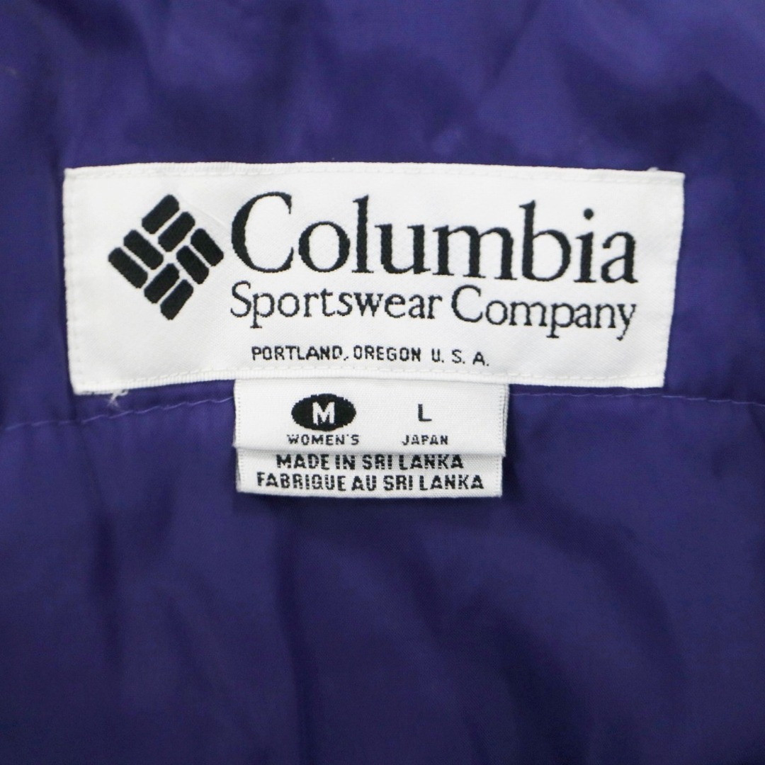 90年代 Columbia コロンビア Gizzmo ライナー付 ナイロンジャケット アウトドア キャンプ アウター ブルー (レディース M)   O4170 6