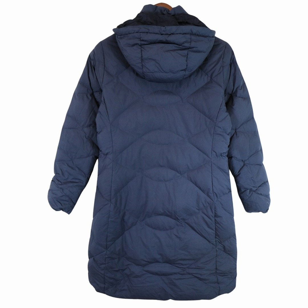 SALE///// THE NORTH FACE ノースフェイス 550fil ダウンコート アウトドア キャンプ 防寒 登山 ロング丈 ネイビー (レディース M) O4204