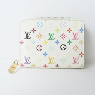 LOUIS VUITTON Monogram Multicolor Zippy Coin Purse White M66548 LV