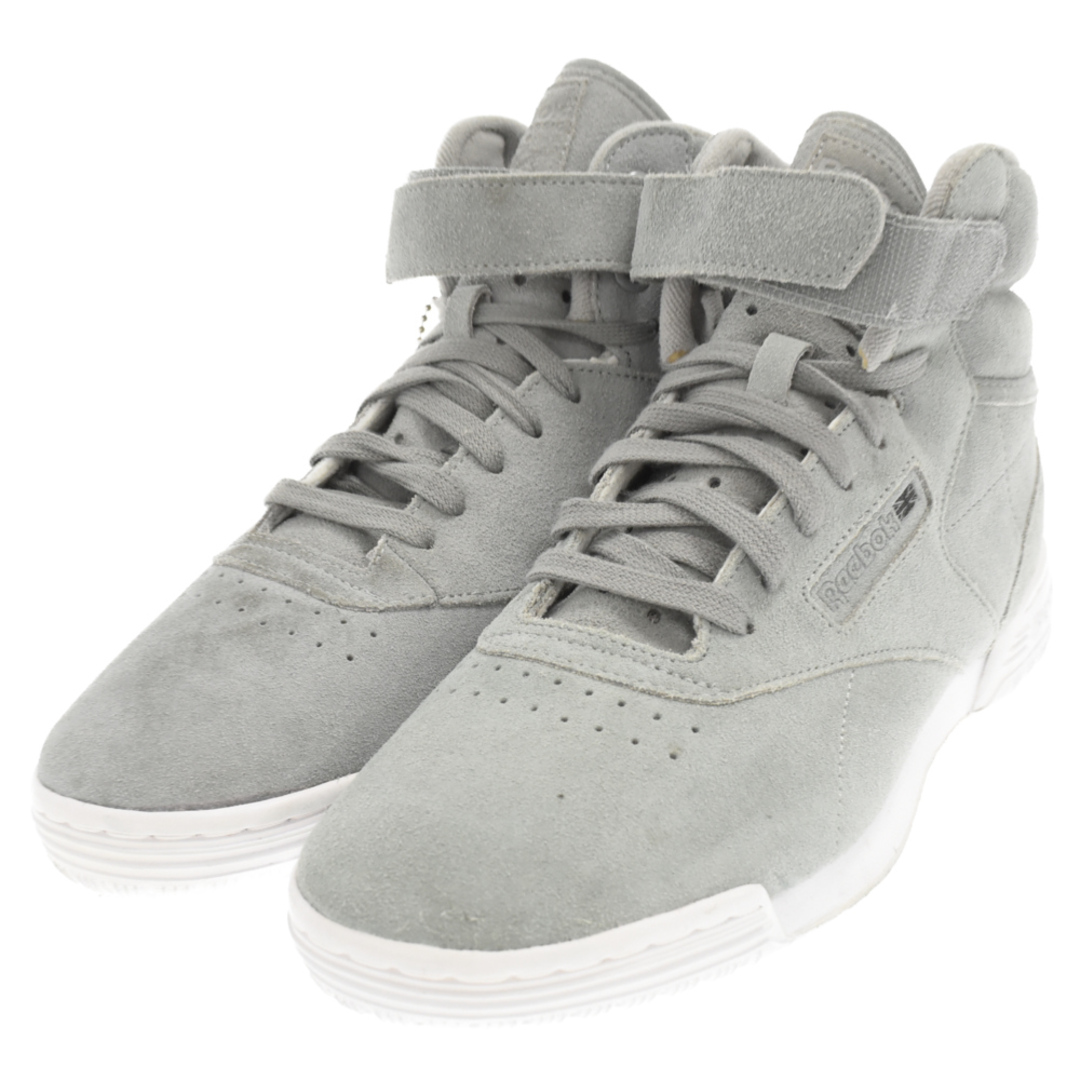 Reebok(リーボック)のReebok リーボック BEAUTY&YOUTH別注 EX-O-FIT CLEAN HI VINTAGE V72391 ビューティーアンドユース ハイカットスニーカー US7/25.0cm グレー/ホワイト レディースの靴/シューズ(スニーカー)の商品写真