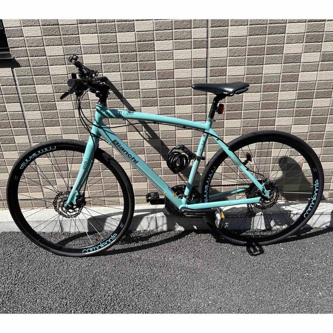 47【送料込※直受で割引可】BIANCHI クロスバイク C-SPORT3チェレステ