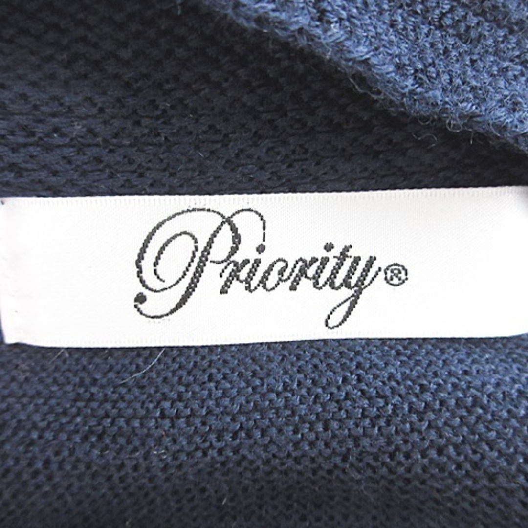 【美品】Priority プライオリティ　ニットセーター　38サイズ　グレー