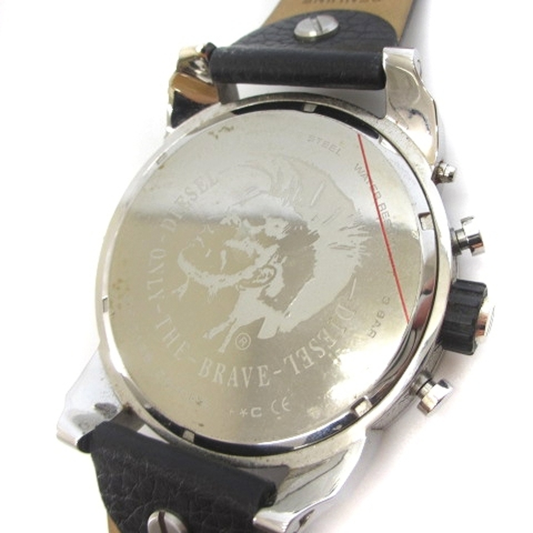 ディーゼル DZ-7125 腕時計 アナデジ クロノグラフ シルバーカラー