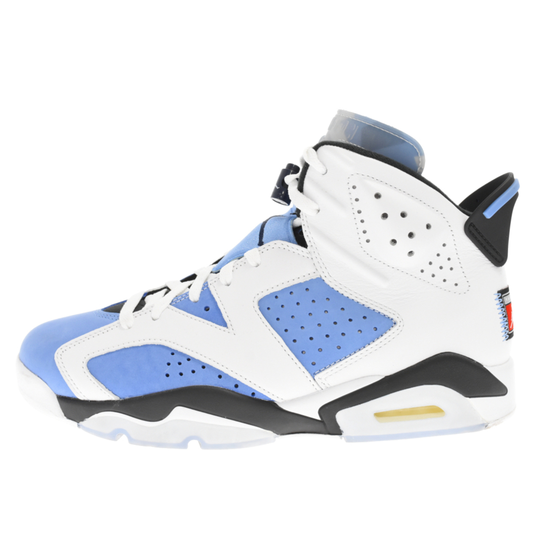 NIKE ナイキ AIR JORDAN 6 RETRO UNIVERSITY BLUE CT8529-410 エアジョーダン 6 レトロ ユニバーシティ ブルー ハイカットスニーカー US10/28.0cm ホワイト/ブルー