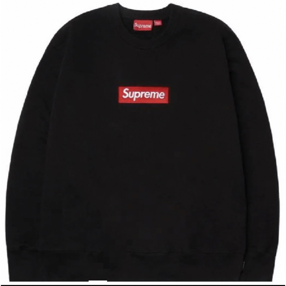 supreme box logo crewneck 黒　Mサイズ