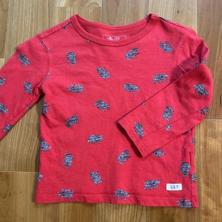 ベビーギャップ(babyGAP)のbaby Gap クマ柄　赤ロンT 100cm(Tシャツ/カットソー)