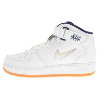 NIKE ナイキ AIR FORCE 1 MID QS NYC エアフォース1 ニューヨーク ミドルカットスニーカー ホワイト US8.5/26.5cm DH5622-100