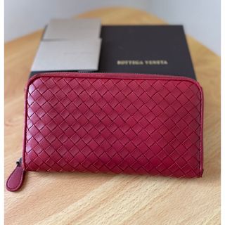 ボッテガヴェネタ(Bottega Veneta)のボッテガヴェネタ　長財布　赤(財布)