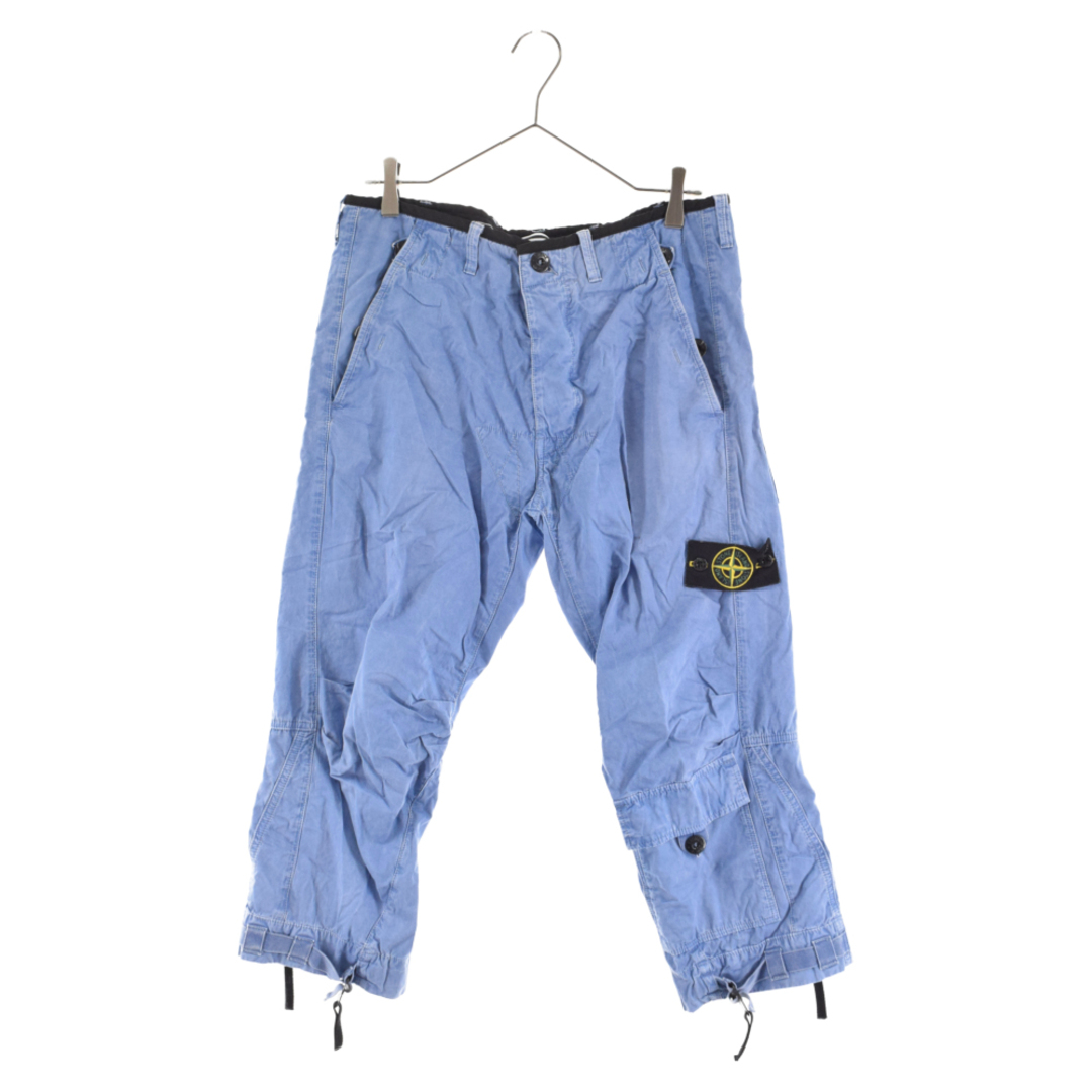 STONE ISLAND ストーンアイランド 13SS 7分丈 ワッペン付き ワーク カーゴ パンツ ブルー 5815L50WN