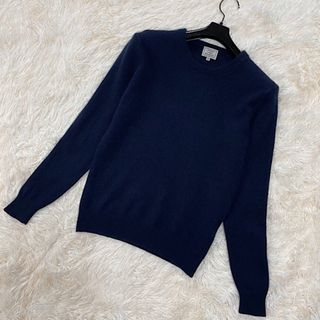 ユナイテッドアローズグリーンレーベルリラクシング(UNITED ARROWS green label relaxing)のユナイテッドアローズ　ニット　レディース　カシミヤ100% ネイビー　S(ニット/セーター)