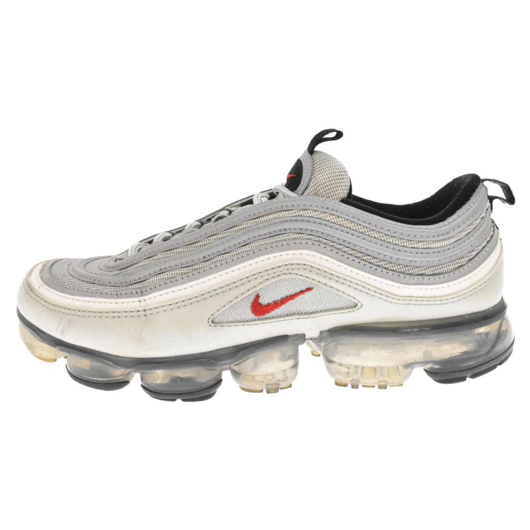 NIKE ナイキ AIR VAPOR MAX 97 Silver Bullet AJ7291-002 エアヴェイパーマックス97 シルバーバレット  ローカットスニーカー US8/26.0cm シルバー/レッド | フリマアプリ ラクマ