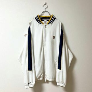 ナイキ(NIKE)の【美品】90’s NIKE スタジャン型ブルゾン テニスロゴ 銀タグ(ブルゾン)