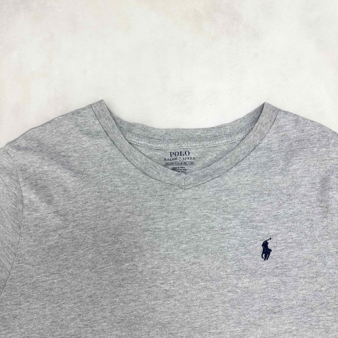 POLO RALPH LAUREN(ポロラルフローレン)の【Ralph Lauren】BOYS XL ラルフローレン Tシャツ グレー メンズのトップス(Tシャツ/カットソー(半袖/袖なし))の商品写真