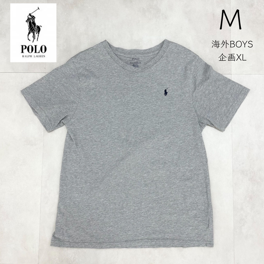 POLO RALPH LAUREN(ポロラルフローレン)の【Ralph Lauren】BOYS XL ラルフローレン Tシャツ グレー メンズのトップス(Tシャツ/カットソー(半袖/袖なし))の商品写真