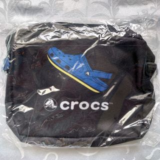 クロックス(crocs)のNo.29【新品・未使用】 非売品 クロックス ショルダーバッグ 黒(ノベルティグッズ)