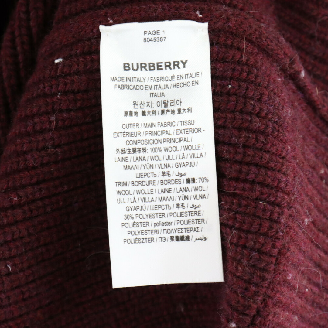 BURBERRY - BURBERRY バーバリー スター刺繍クルーネックニット