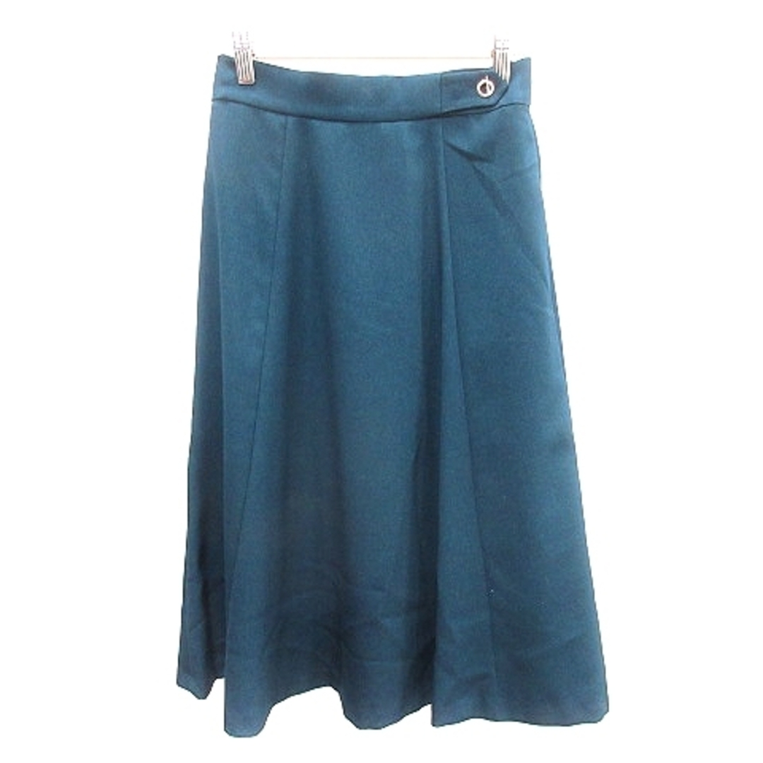 anySiS(エニィスィス)のエニィスィス エニシス フレアスカート ミモレ ロング 1 緑 グリーン /AU レディースのスカート(ロングスカート)の商品写真