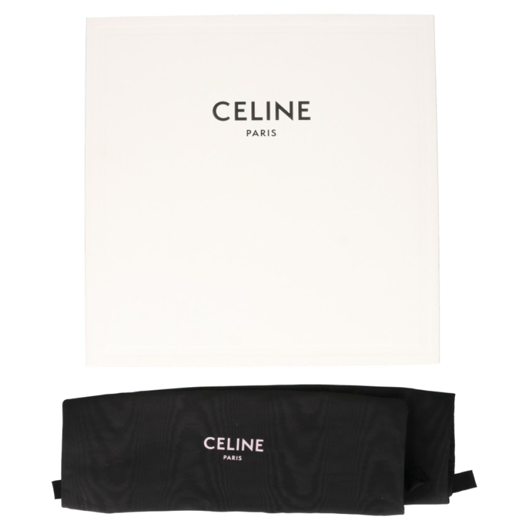 celine(セリーヌ)のCELINE セリーヌ BREAK ブレイクヒールロゴレザーハイカットスニーカー MU1119 ホワイト メンズの靴/シューズ(スニーカー)の商品写真