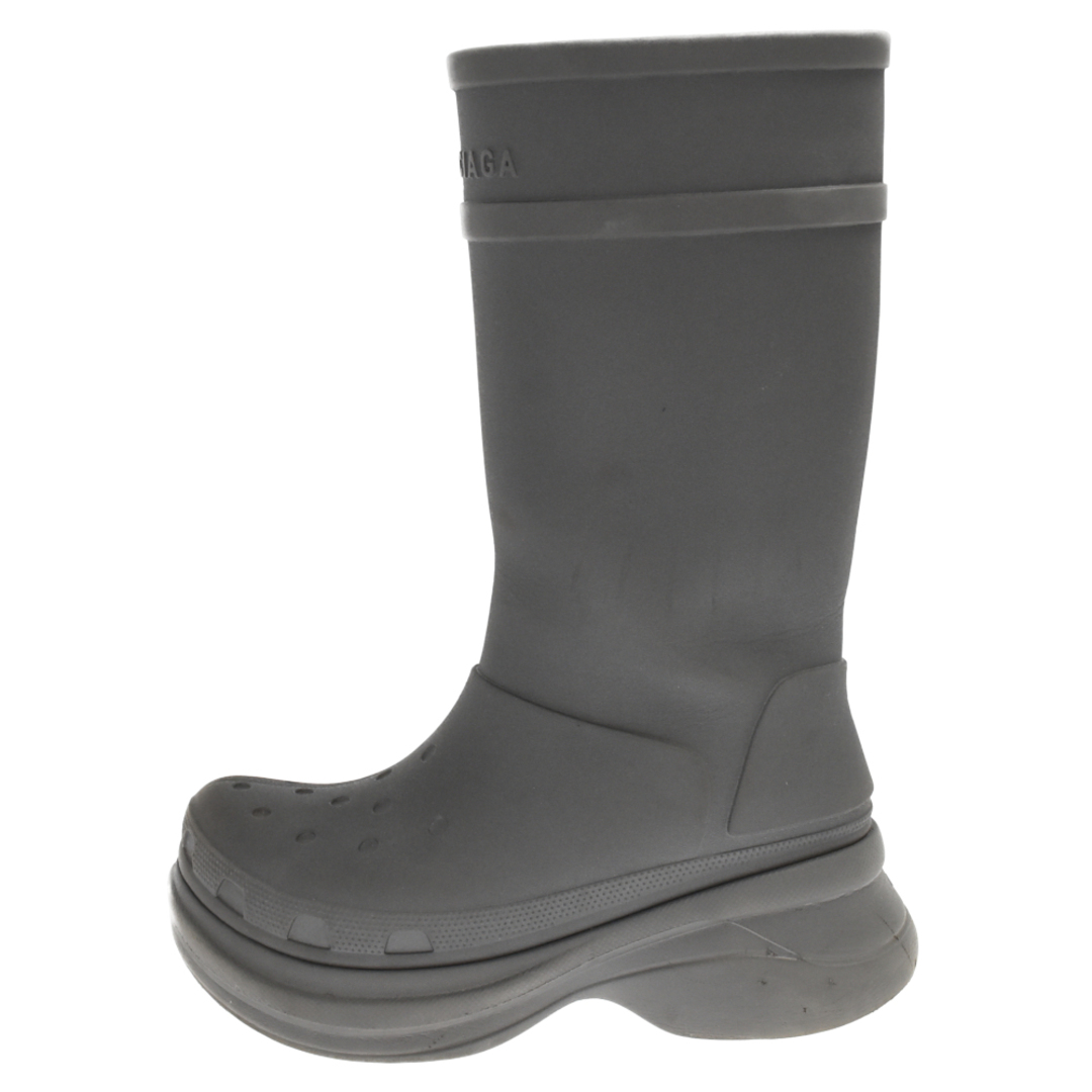 BALENCIAGA バレンシアガ 22SS×CROCS RUBBER BOOTS ラバーブーツ レインブーツ グレー