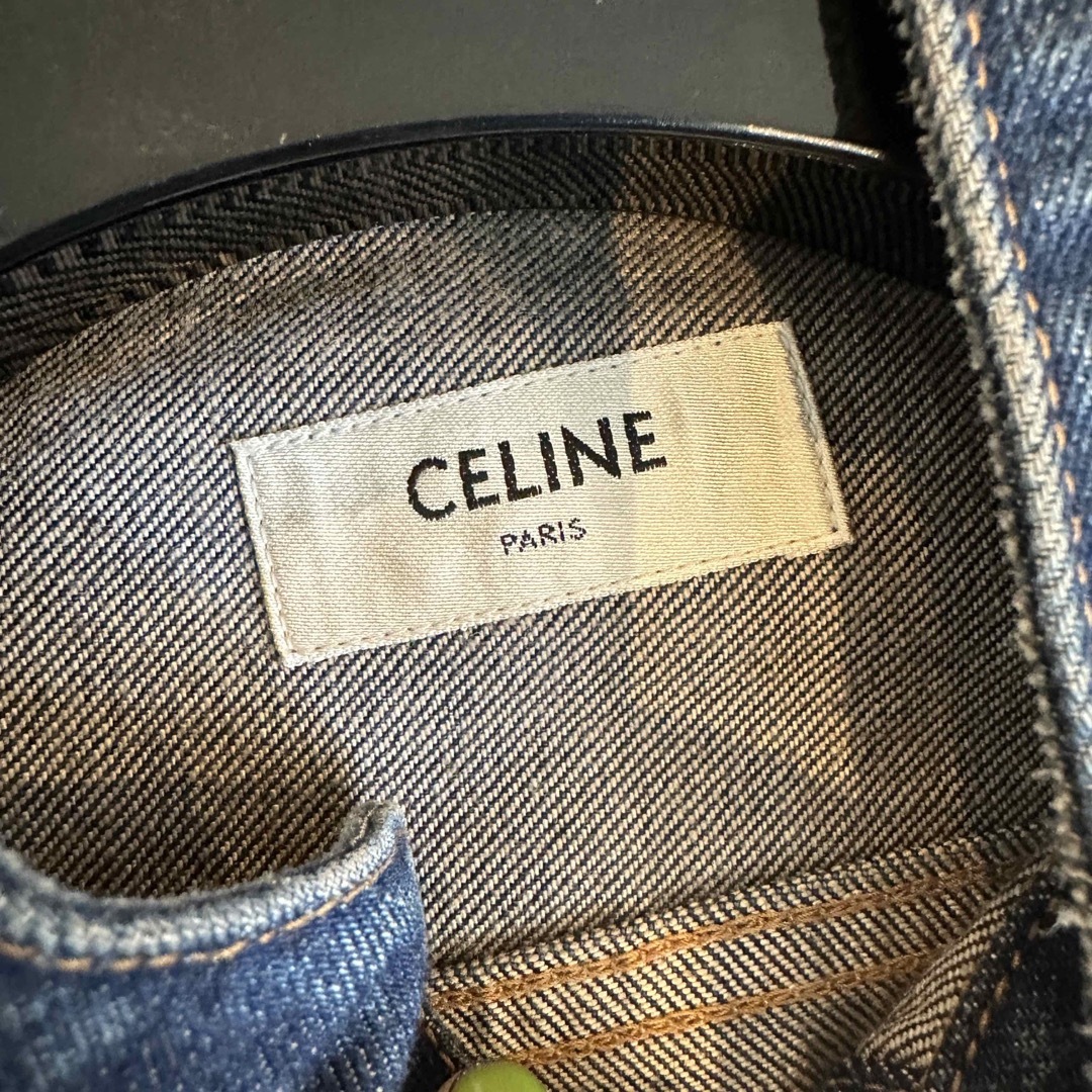 celine(セリーヌ)の試着のみ未使用CELINE2019年デニムベストS レディースのトップス(ベスト/ジレ)の商品写真