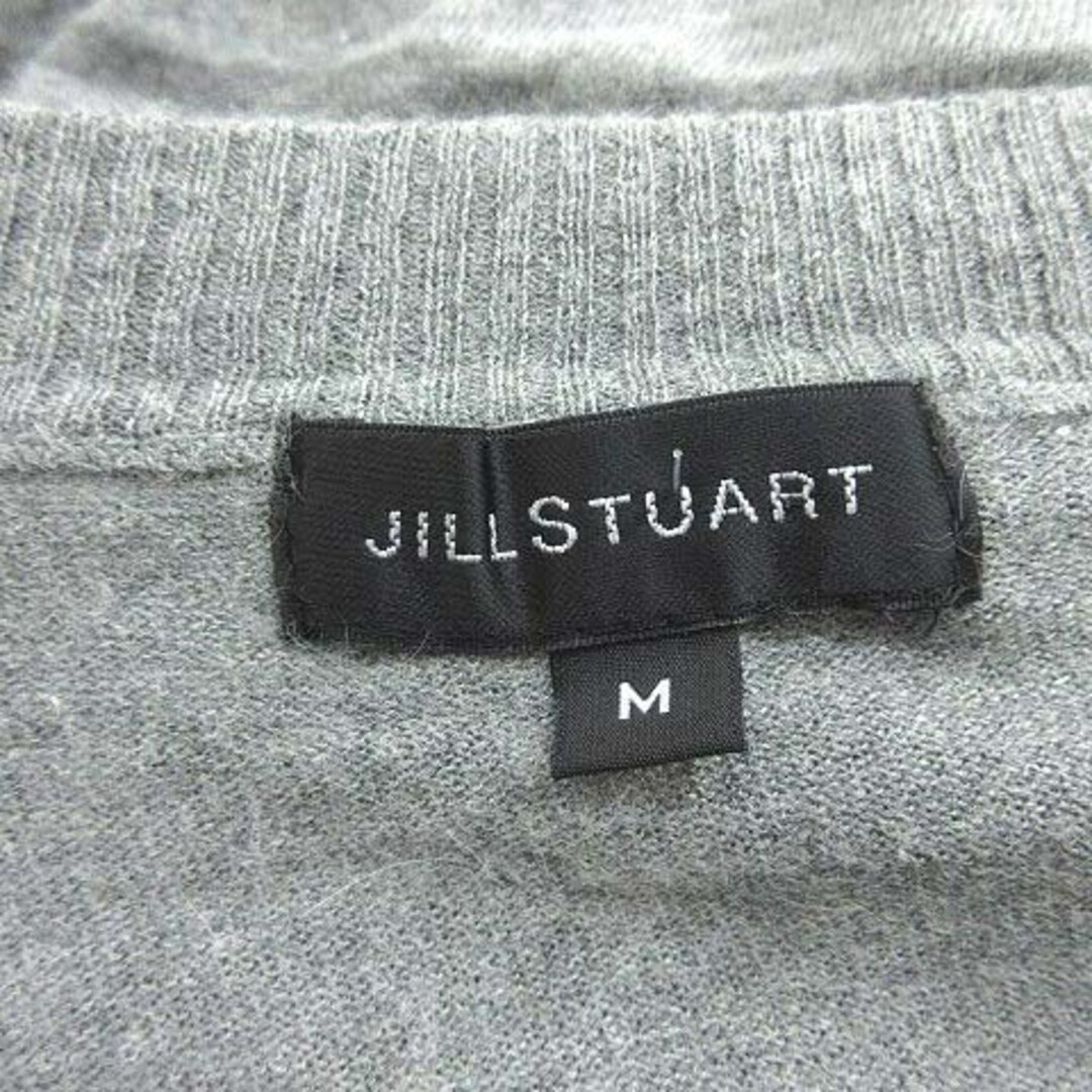 JILLSTUART(ジルスチュアート)のジルスチュアート ニット カットソー チュニック丈 長袖 M グレー ■MO レディースのトップス(ニット/セーター)の商品写真