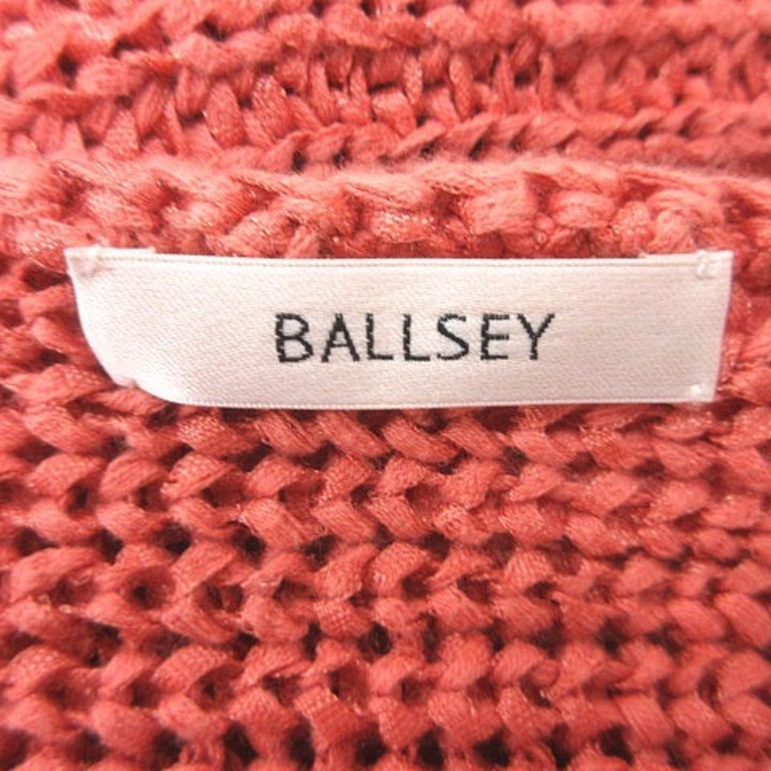 Ballsey(ボールジィ)のボールジー ニット セーター ボートネック 長袖 38 オレンジ ■MO レディースのトップス(ニット/セーター)の商品写真