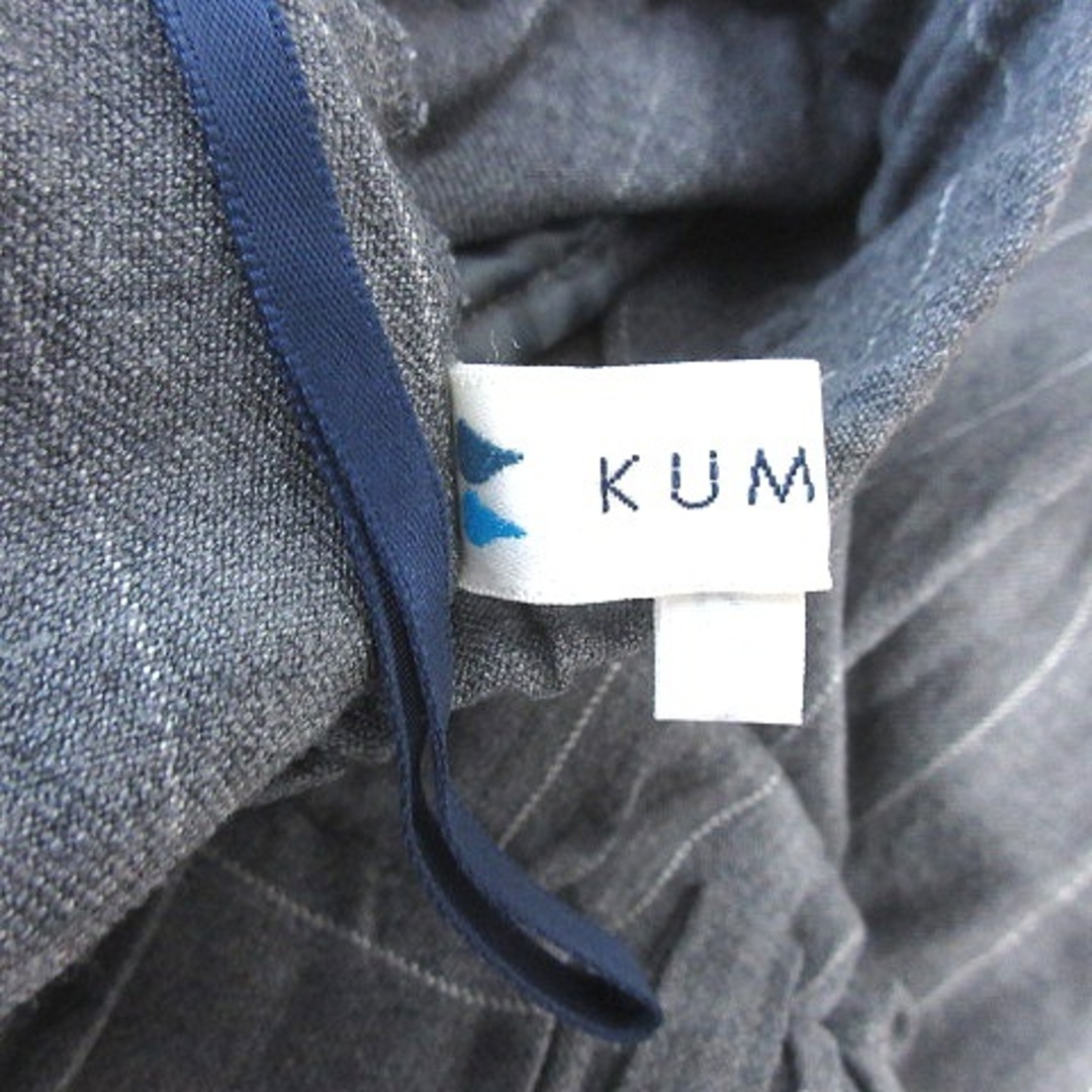 kumikyoku（組曲）(クミキョク)のクミキョク 組曲 テーパードパンツ イージー ストライプ 2 グレー /AU レディースのパンツ(その他)の商品写真