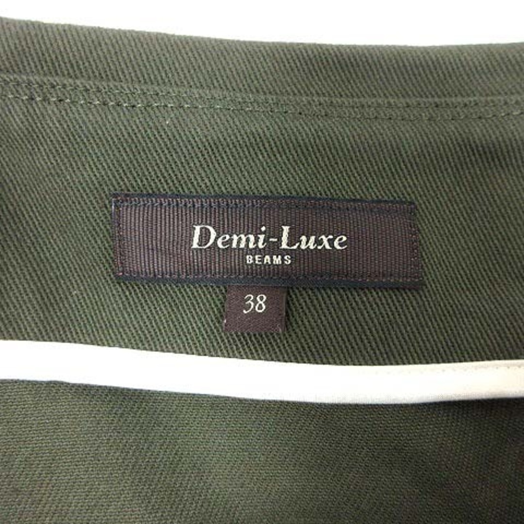 Demi-Luxe BEAMS(デミルクスビームス)のデミルクス ビームス タイトスカート ミモレ ロング 38 緑 カーキ ■MO レディースのスカート(ロングスカート)の商品写真