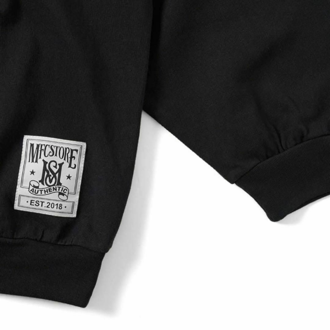 黒XXL OVERPRINT x MFC STORE L/S TEE 古塔つみ-