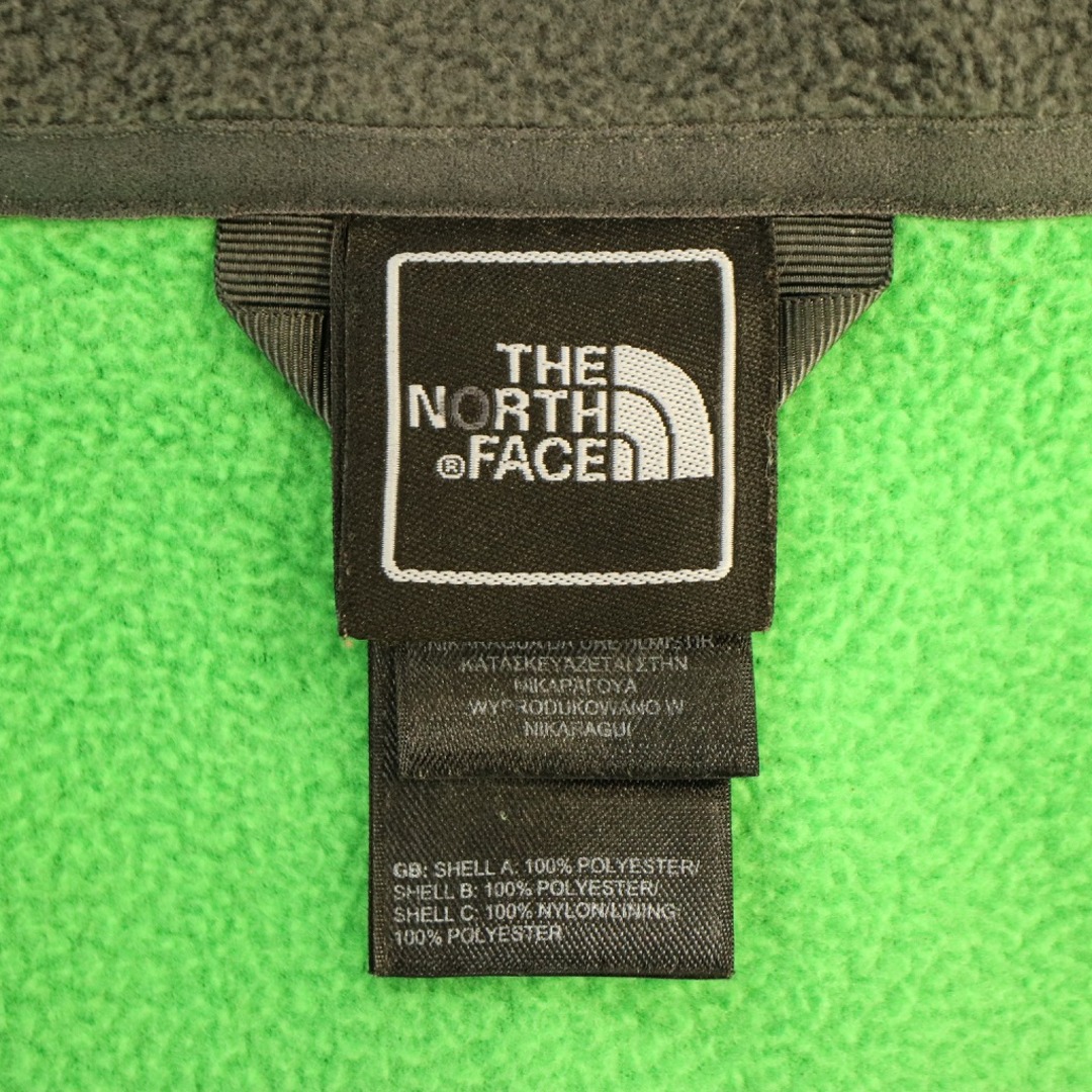 THE NORTH FACE ノースフェイス フリースジャケット アウトドア キャンプ 防寒 登山 刺繍ロゴ グリーン (レディース L)   O4482