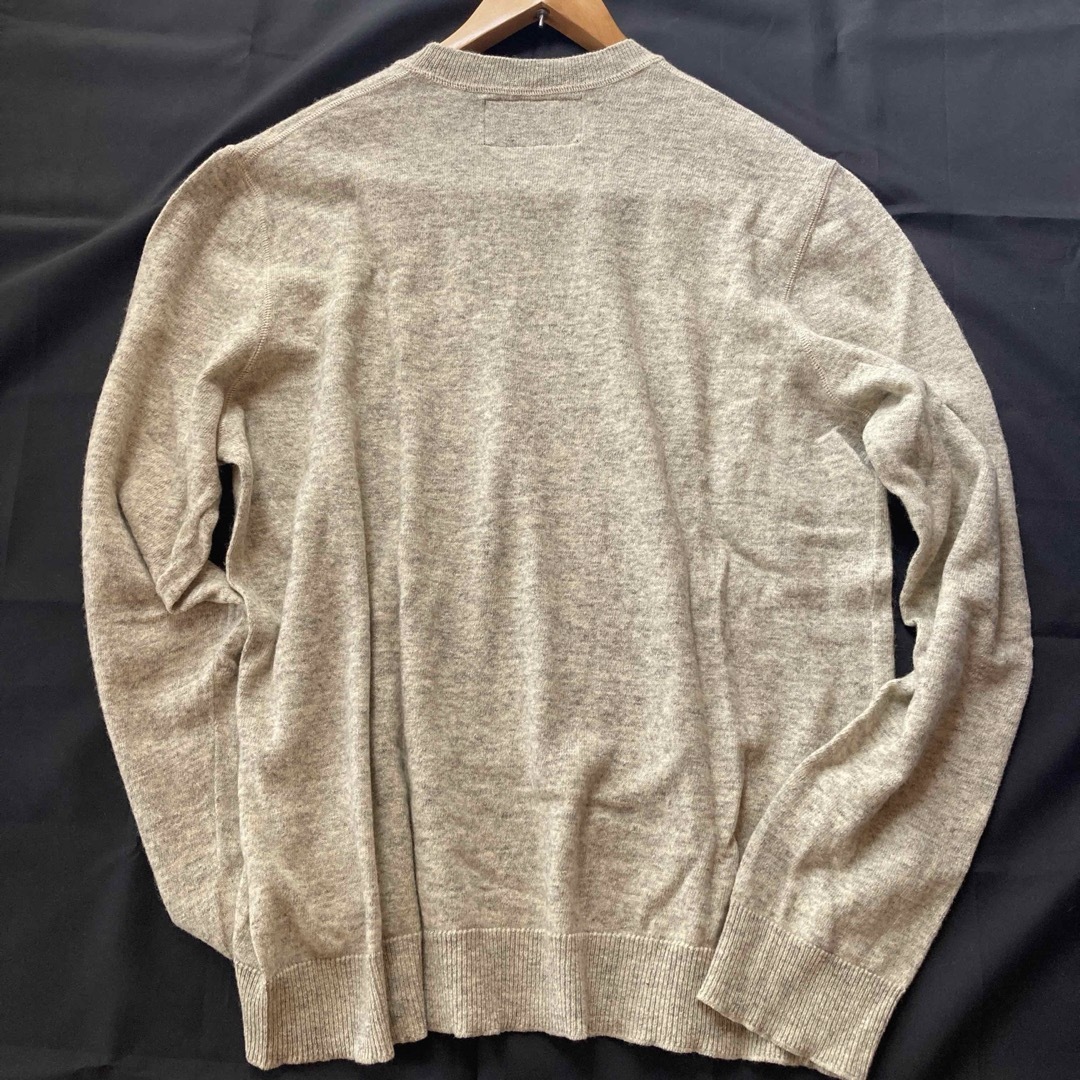 Abercrombie&Fitch(アバクロンビーアンドフィッチ)のA&F アバクロ XLサイズ ウール セーター クルーネック 大きめ ゆったり メンズのトップス(ニット/セーター)の商品写真