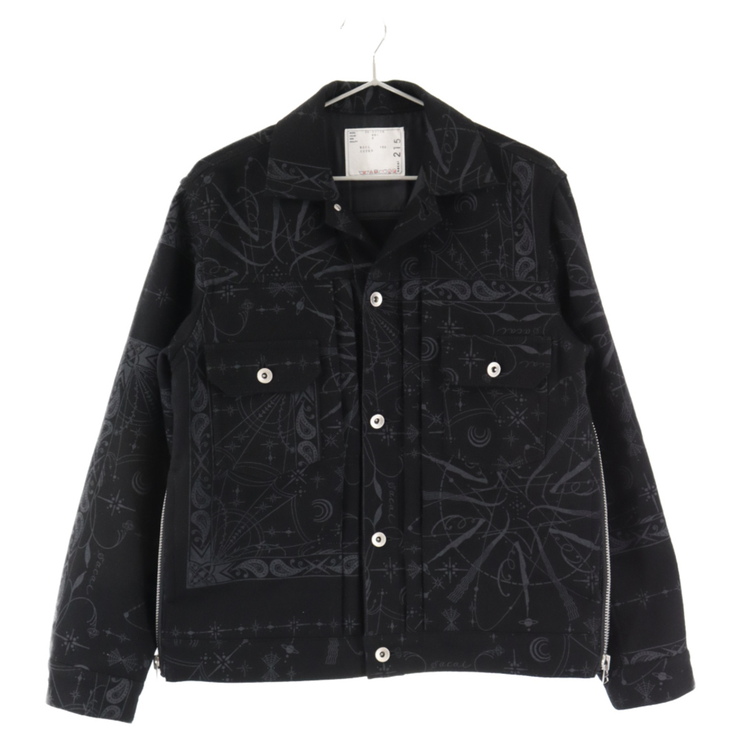 Sacai サカイ 20AW×Dr.Woo bandana print blouson ドクターウー