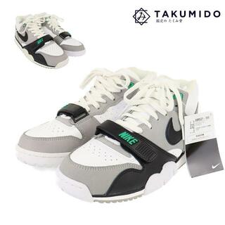 ナイキ(NIKE)のナイキ メンズ靴 エア トレーナー 1 Chlorophyll DM0521-100 中古 サイズ8 約26cm ホワイト グレー NIKE【中古】 | シューズ カジュアル 白 ファッション ブランド SAランク(スニーカー)