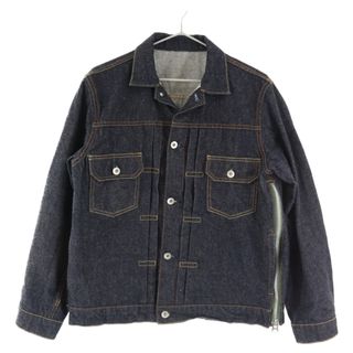 LEVIS リーバイス 品番 70598-4840 先染め 加工デニムジャケット Gジャン USA製 コットン カーキ系 サイズL 正規品 / 29721